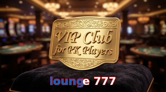 Main screen of Lounge 777 vip page for PK players
